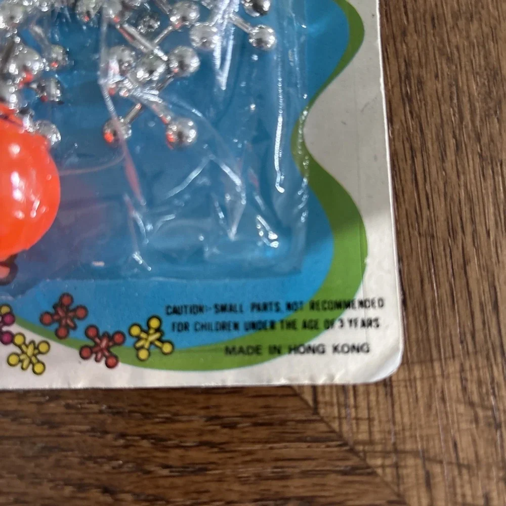 Rare New old stock of LIDO double Jacks Game Vintage Hong Kong toy gift plastic